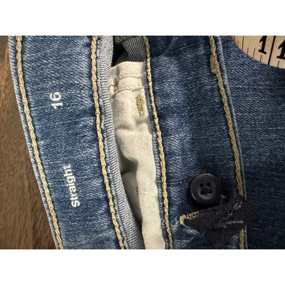 Sonoma Goods For Life Boys Straight Leg Jeans Size 16 Blue Medium Wash Denim - Picture 5 of 6